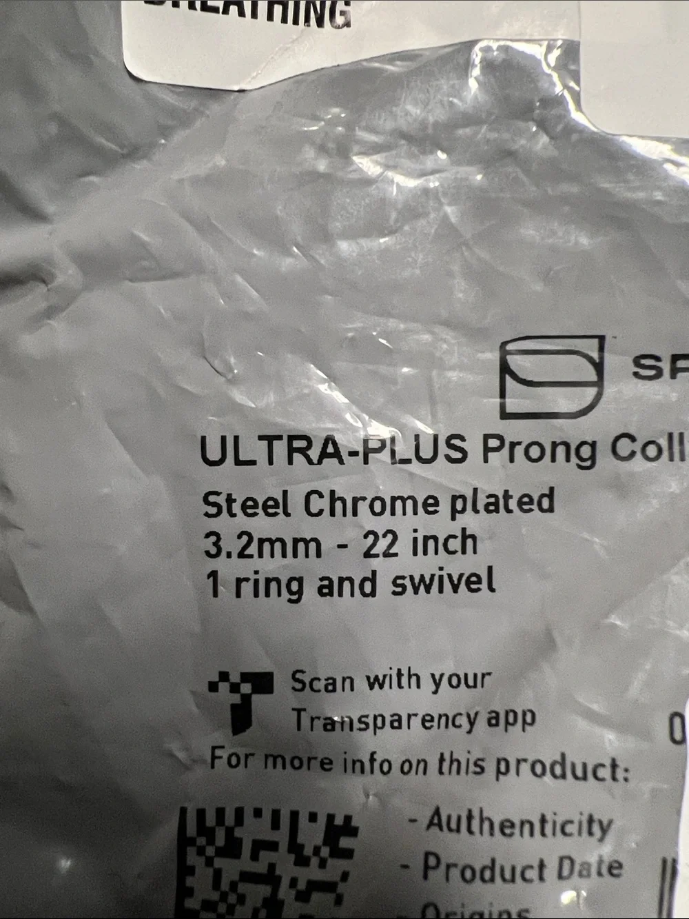 Sprenger ultra plus prong collar 3.2 mm 22 inch